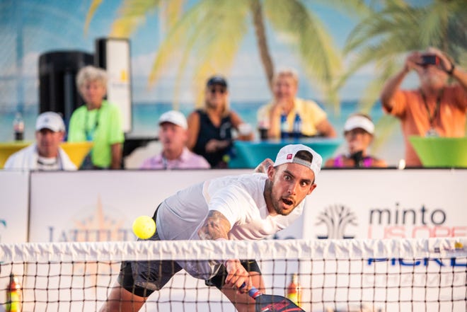 The U.S. Open Pickleball Championships opened 2021 tournament play on Sunday, April 18 at East Naples Community Park after a year hiatus due to the coronavirus pandemic. Tyson McGuffin placed second in the Men's Pro Division.