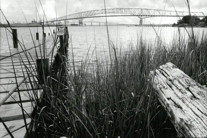 Sept. 1, 1988: The Hart Bridge is seen from north bank of the St. Johns River.