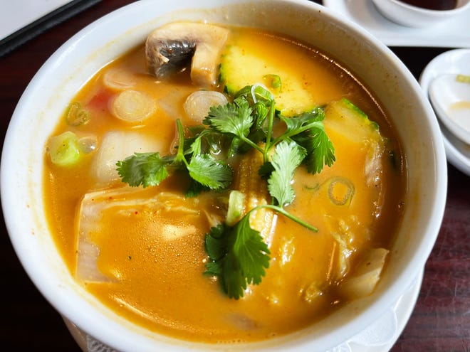Tom Kha soup from Komoon Thai Sushi & Ceviche, Bonita Springs.
