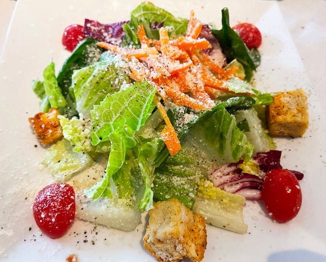 The house salad from Arturo’s Bistro, Marco Island.