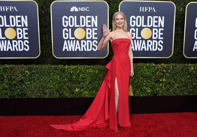 Kidman arrives at the 77th annual Golden Globe Awards on Jan. 5, 2020, in Beverly Hills, California.