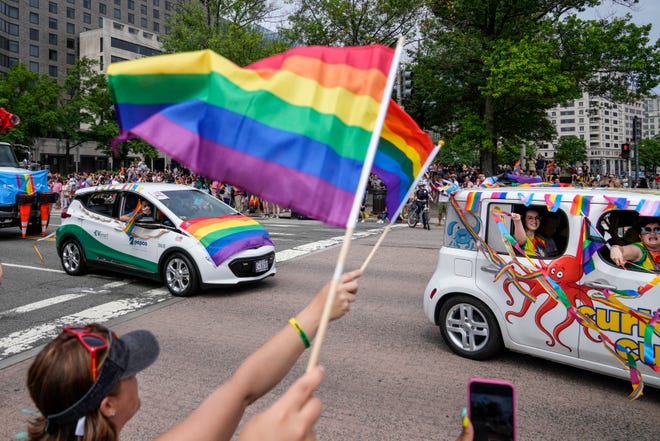 The Pride Month celebration in Washington, DC was held on June 12, 2021. The Pride car parade was hosted by Capital Pride Alliance, a non-profit organization serving the needs of the LGBTQ community in Washington, DC.