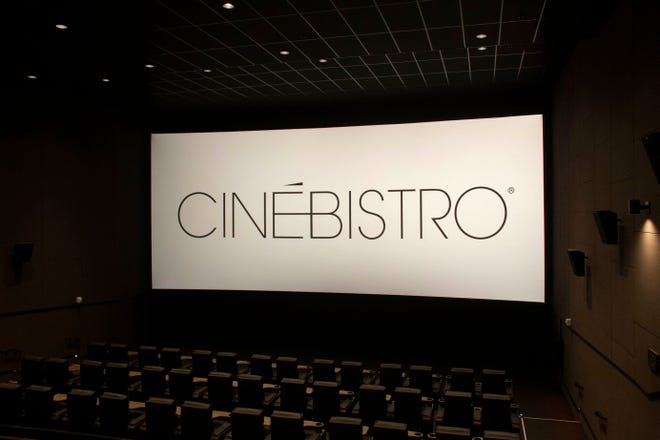 A theater at CMX CinéBistro photographed, Monday, Sept. 27, 2021, at the Coastland Center, in Naples, Fla.

CMX CinéBistro is an upscale dining and movie experience and its grand opening is on Oct. 1.