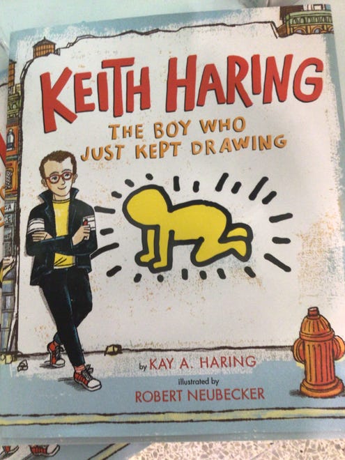 A children's book about Keith Haring's art. At Naples Art.
