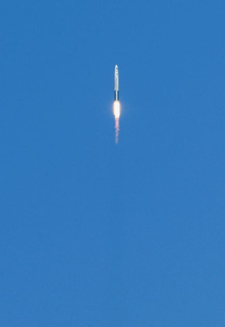 AstraÕs rocket 3.3 lifts off from Cape Canaveral Space Force Station Thursday, February 10, 2022. This is the first launch from the Space Coast for the company.  Rocket 3.3, carrying four small satellites for NASA, failed shortly after liftoff. Craig Bailey/FLORIDA TODAY via USA TODAY NETWORK