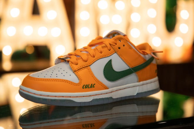 Caitlyn Davis, a Florida A&M University alumna, teamed up with Nike to design a FAMU inspired shoe. The shoe was released as part of the "HBCU Dunk Lows" collection.