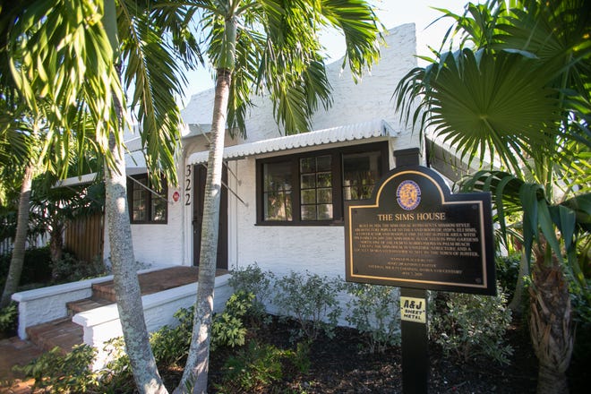 Pictured is the exterior of the Sims House, where Senator Marco Rubio held a campaign event on Thursday, October 27, 2022, in Jupiter, FL.